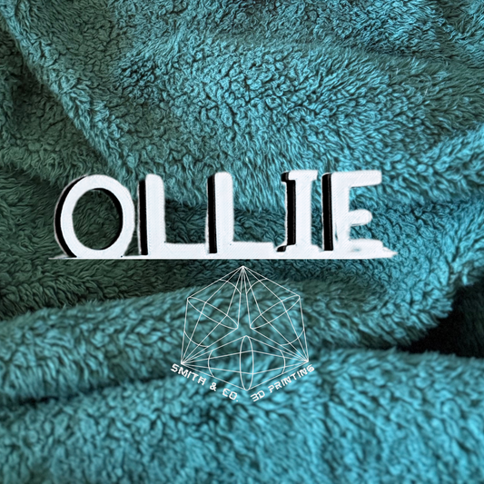 3D Printed Custom Name Plate