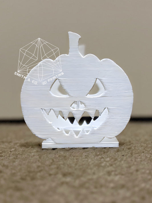 3D Printed Jack-O-Lantern Tealight Holder