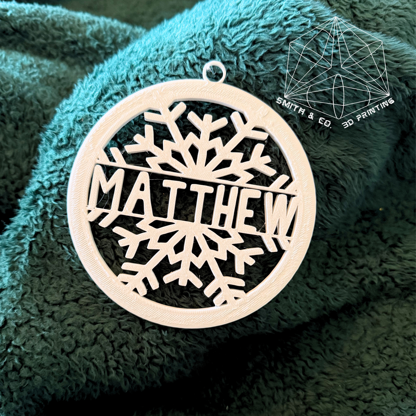 3D Printed Custom Christmas Ornaments